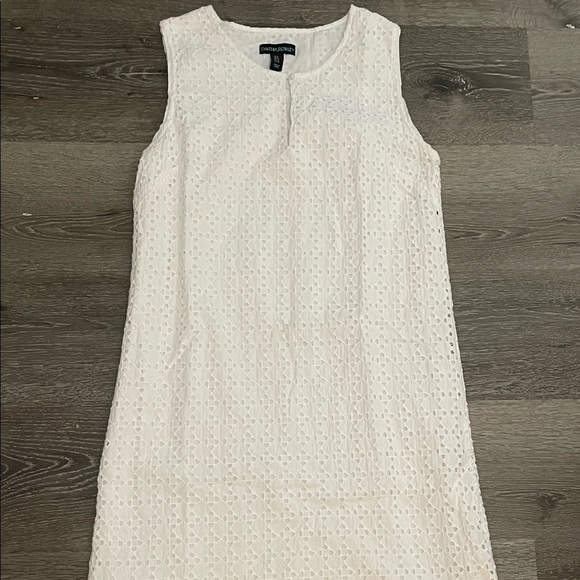 Cynthia Rowley eyelet lace sheath dress size 6 - Picture 10 of 15